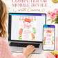 She's about to pop baby shower invitation with colorful popsicles and a pink awning in coral, peach, and green