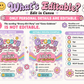 Groovy Girl Retro Birthday Invitation