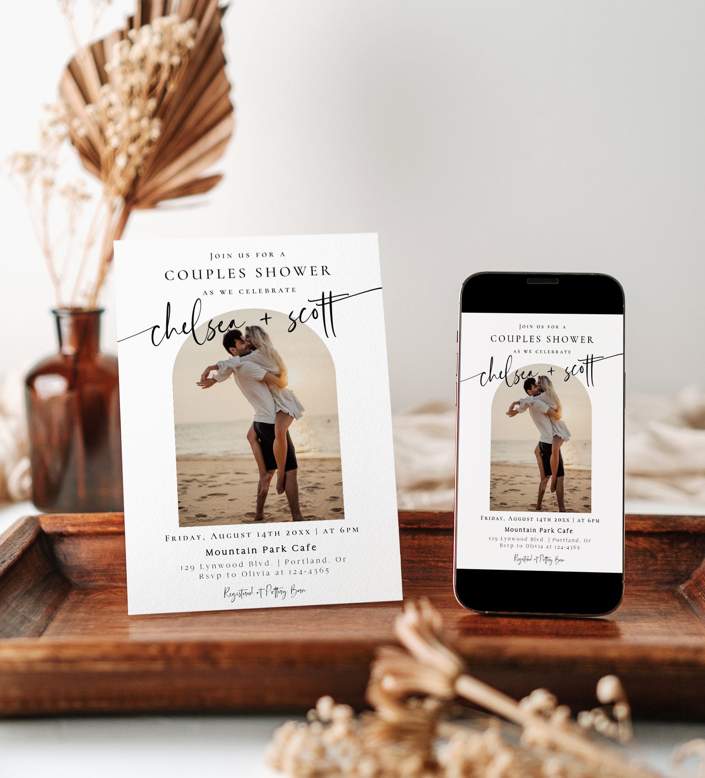 Couples Shower Photo Invitation | www.foreveryourprints.com