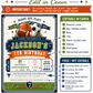 All-star birthday invitation with soccer ball, basketball, football, baseball, varsity lettering, pennant flags, stars, whistle, foam finger, and navy green red sports details
