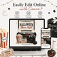Halloween movie night invitation with vintage drive-in theater, classic cars, popcorn, horror film ticket, clapperboard, ghosts, and black jack-o-lantern