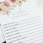 Baby Well Wishes and Advice | www.foreveryourprints.com