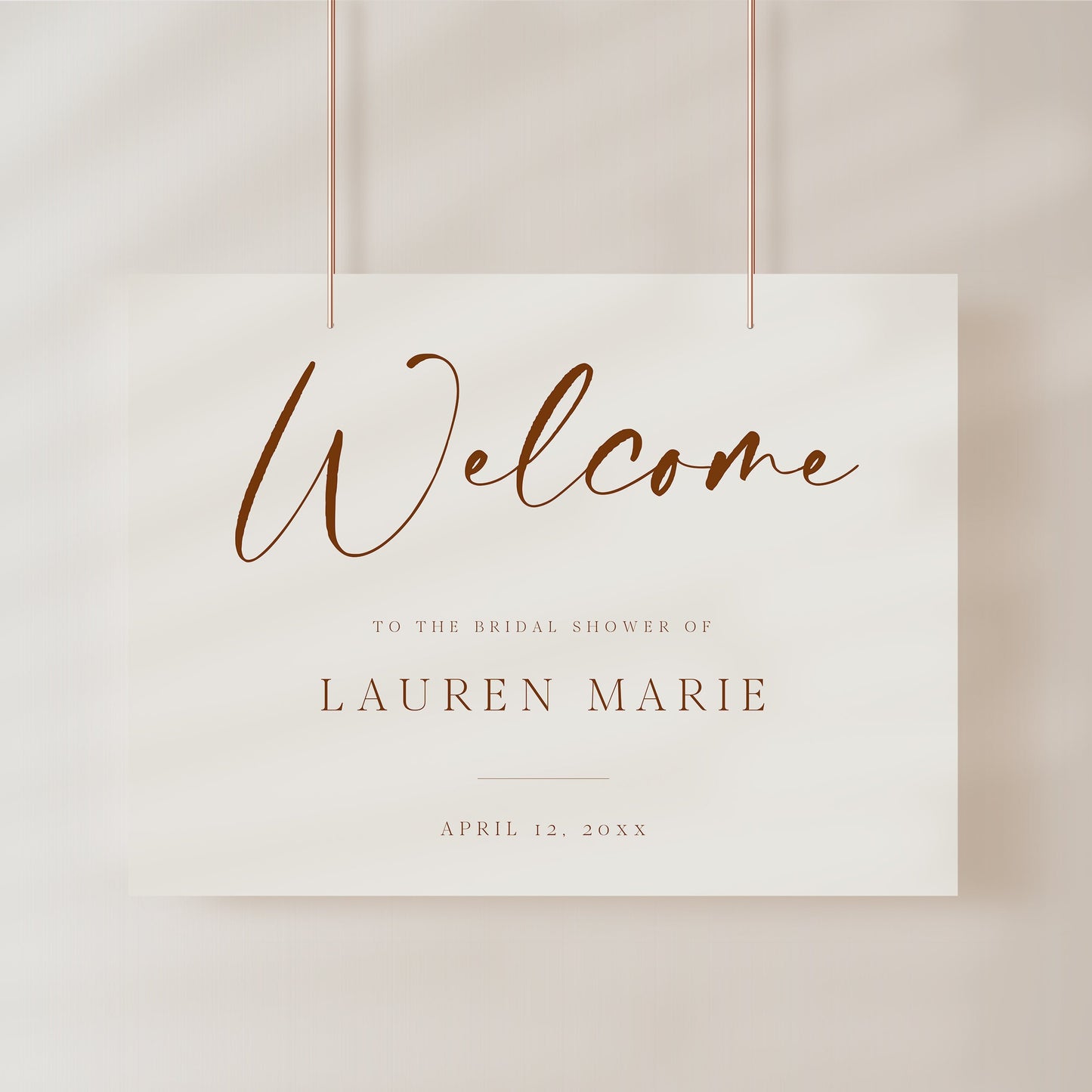 Boho Bridal Welcome Sign | www.foreveryourprints.com