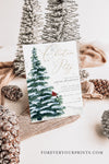 Rustic Holiday Party Invitation Template | www.foreveryourprints.com