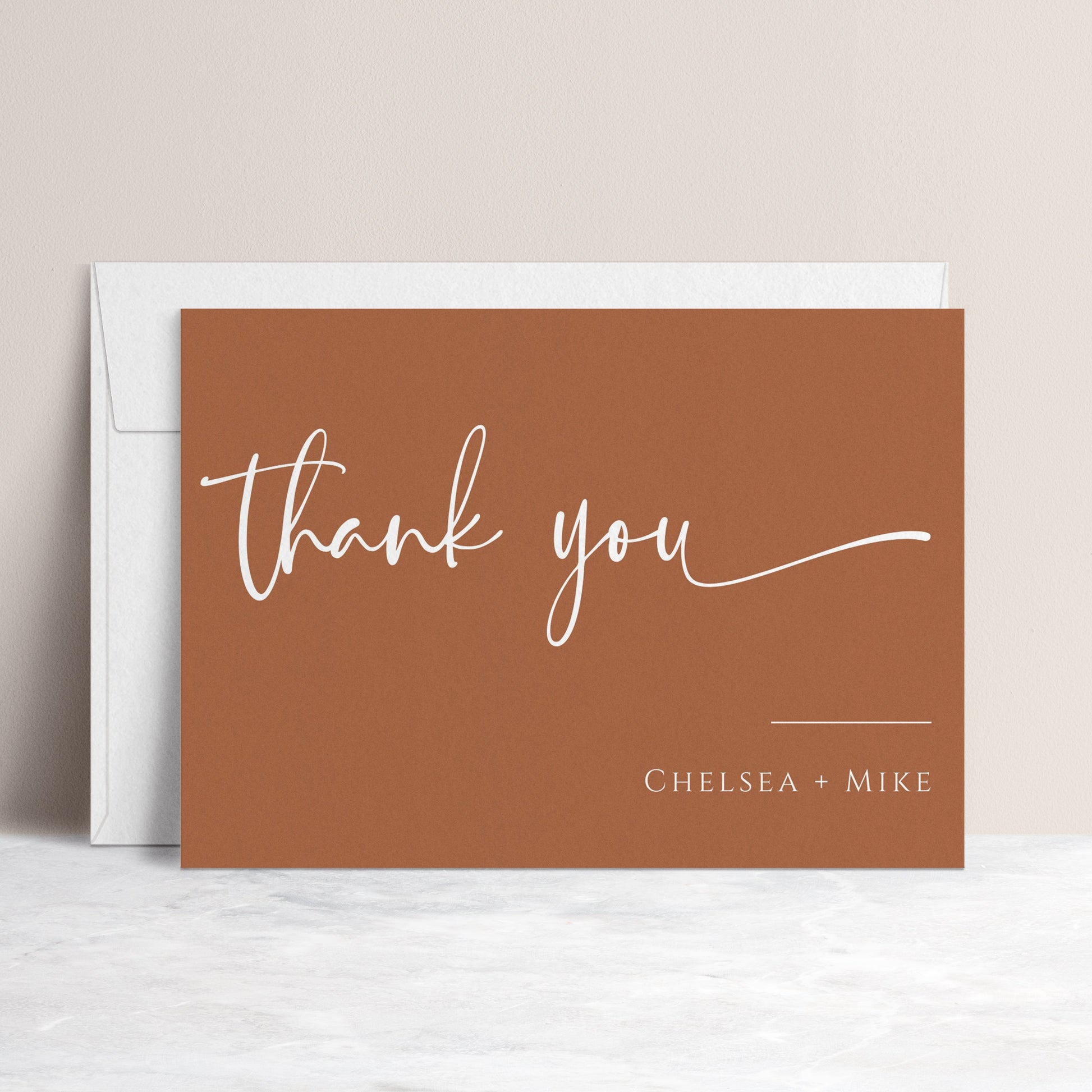 Boho Thank You Card | www.foreveryourprints.com