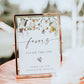 Wildflower Party Favor Table Sign | www.foreveryourprints.com