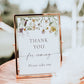 Wildflower Thank You Table Sign Template | www.foreveryourprints.com