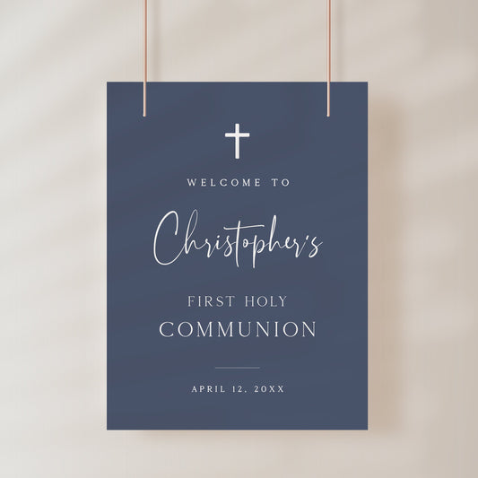 Holy Communion Welcome Sign | www.foreveryourprints.com