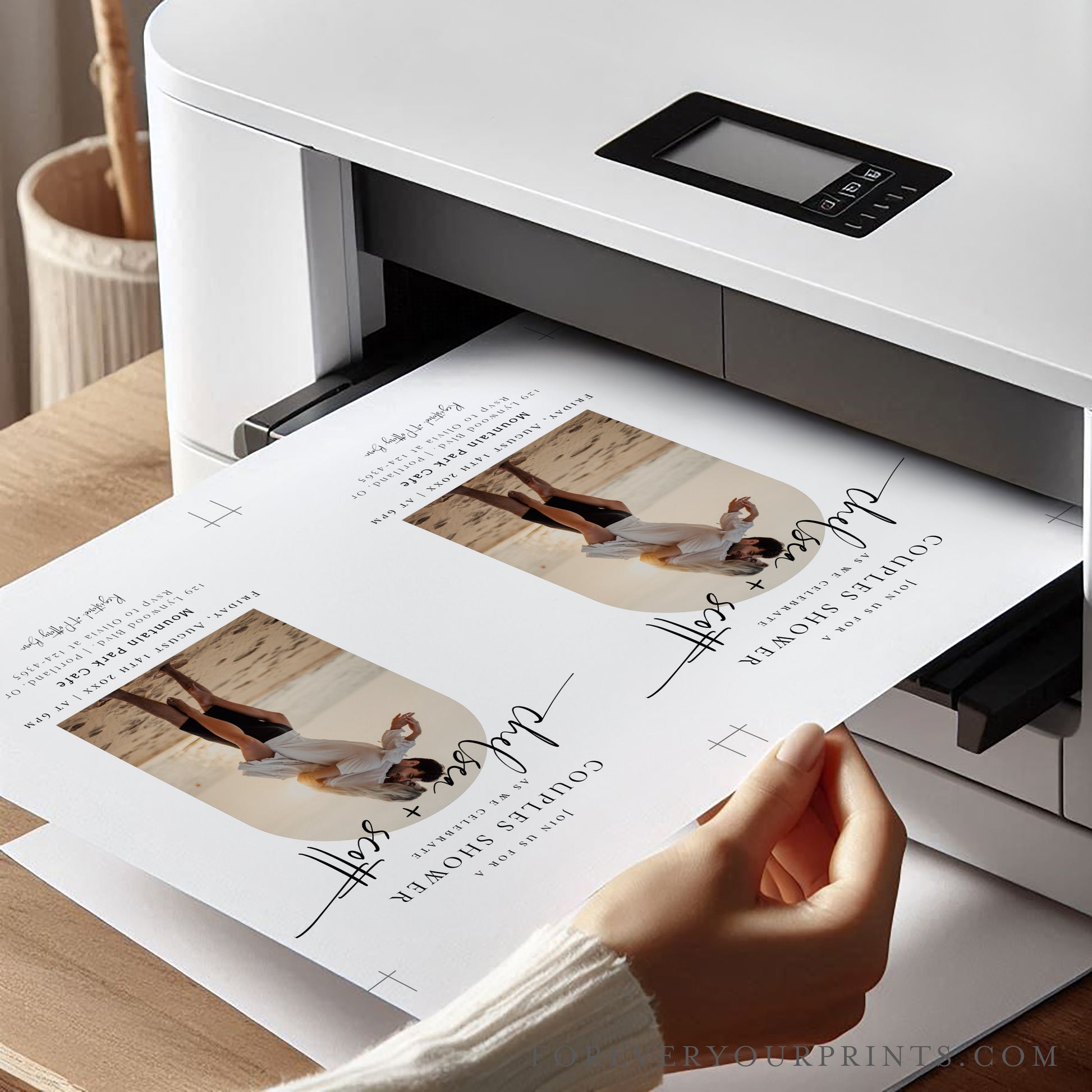 Couples Shower Photo Invitation | www.foreveryourprints.com