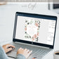 Floral Baby Sprinkle Invitation | www.foreveryourprints.com