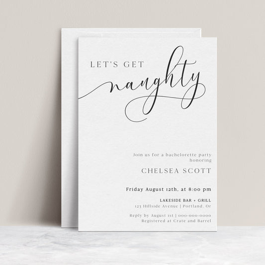 Bachelorette Party Invitation | www.foreveryourprints.com