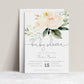 Floral Baby Shower Invitation | www.foreveryourprints.com