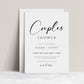 Minimalist Couples Shower Invitation | www.foreveryourprints.com
