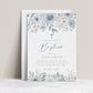 Floral Baptism Invitation | www.foreveryourprints.com