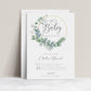 Greenery Baby Sprinkle Invitation | www.foreveryourprints.com