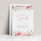Floral Baby Sprinkle Invitation | www.foreveryourprints.com
