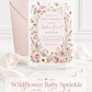 Wildflower Baby Sprinkle Invitation