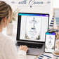 Nautical boy baby shower invitation with a sailboat, anchor, and life ring in navy and cream