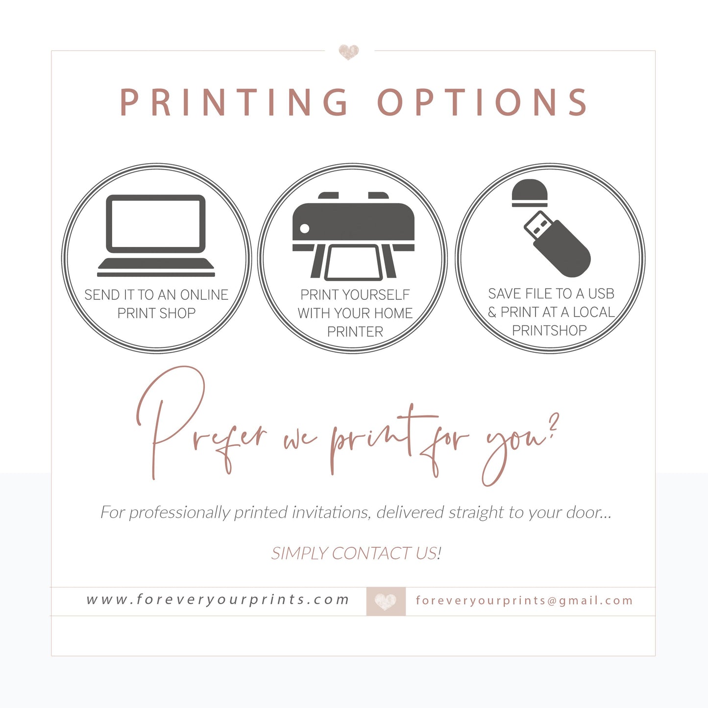 Edit Yourself Invitations with Corjl | www.foreveryourprints.com