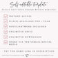 Editable Shower Templates | www.foreveryourprints.com