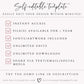 Self Editable Wedding Templates | www.foreveryourprints.com