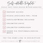 Self Editable Wedding Templates | www.foreveryourprints.com