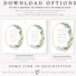Elegant Greenery Baby Shower Invitation | www.foreveryourprints.com