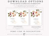 Floral Bridal Shower Invitation | www.foreveryourprints.com