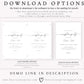 Classic Elopement Party Invitation | www.foreveryourprints.com