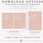 Minimalist Baby Girl Shower Invite| www.foreveryourprints.com