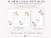 White Magnolias Wedding Invitation | www.foreveryourprints.com