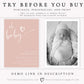 Minimalist Baby Girl Shower Invite| www.foreveryourprints.com