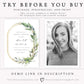 Eucalyptus Bridal Shower Invitation | www.foreveryourprints.com