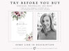 Floral Bridal Shower Invitation | www.foreveryourprints.com