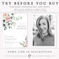 Floral Bridal Shower Invitation | www.foreveryourprints.com