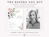 Floral Bridal Shower Invitation | www.foreveryourprints.com