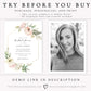 Floral Bridal Shower Invitation | www.foreveryourprints.com