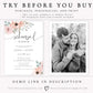 Floral Rehearsal Dinner Invitation | www.foreveryourprints.com