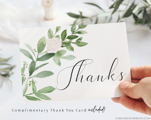 Complimentary Thank You Card | www.foreveryourprints.com