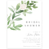 Greenery Bridal Shower Invitation | www.foreveryourprints.com