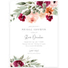 Floral Bridal Shower Invitation | www.foreveryourprints.com