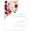 Floral Baby Shower Invitation | www.foreveryourprints.com