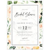 Peach Florals Bridal Shower Invitation | www.foreveryourprints.com