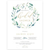 Floral Greenery Bridal Shower Invitation | www.foreveryourprints.com