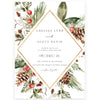 Rustic Winter Wedding Invitation | www.foreveryourprints.com