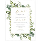 Eucalyptus Bridal Brunch Invitation | www.foreveryourprints.com
