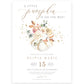 Little Pumpkin Baby Shower Invitation | www.foreveryourprints.com