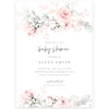 Floral Baby Shower Invitation | www.foreveryourprints.com