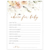 Floral Advice for Baby Card | www.foreveryourprints.com