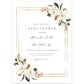 Magnolia Baby Shower Invitation | www.foreveryourprints.com